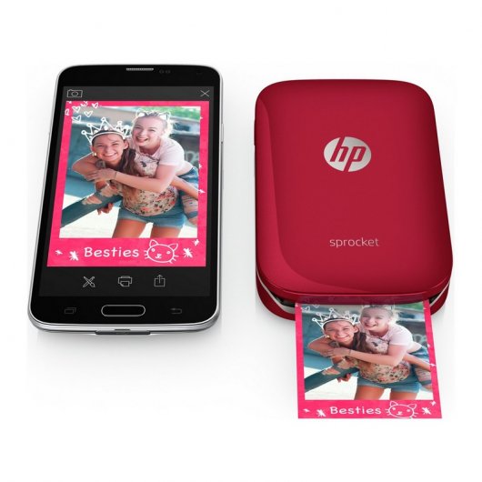 HP Sprocket Impresora Fotográfica Bluetooth Roja