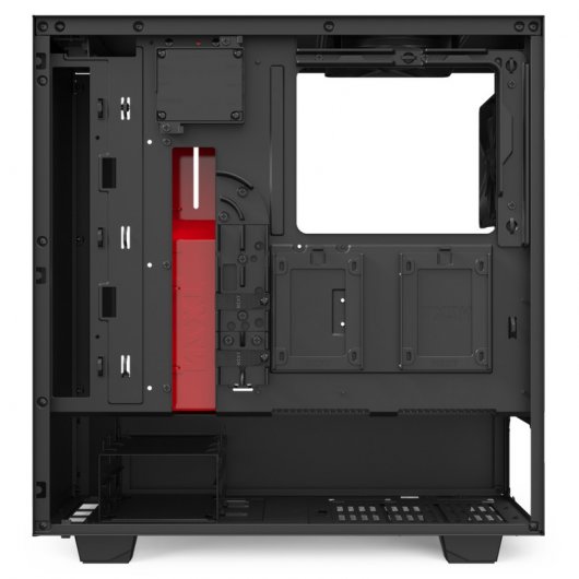 NZXT H510i Cristal Templado USB 3.1 RGB Negro/Rojo
