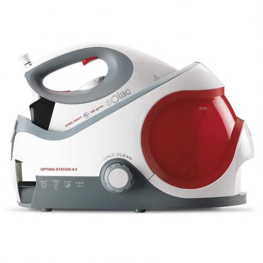 Solac CPP6000 Optima Station 6.0 Centro de Planchado 1.5L 2400W Rojo/Blanco