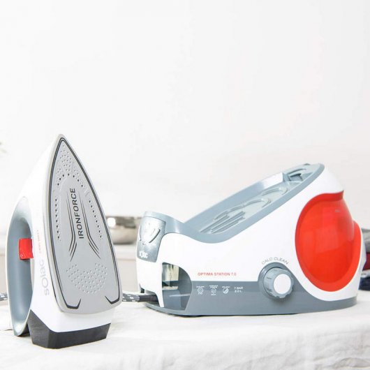 Solac CPP6000 Optima Station 6.0 Centro de Planchado 1.5L 2400W Rojo/Blanco