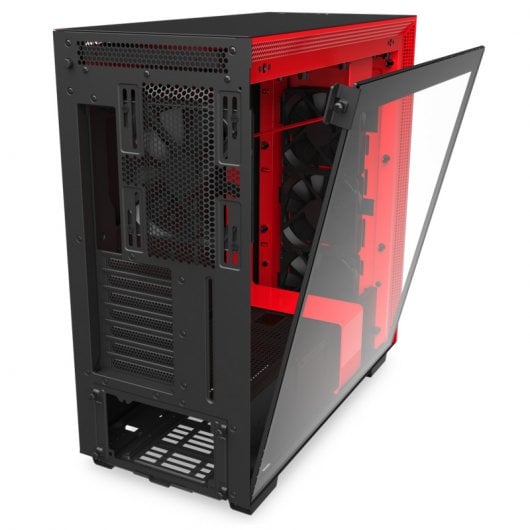 NZXT H710 Cristal Templado USB 3.1 Negro/Rojo Mate