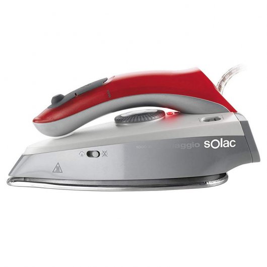 Solac PV1651 Viaggio Ferro de Viagem 1000W Vermelho/Cinzento