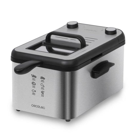Friteuse Cecotec CleanFry Infinity 3000 Fenêtre 3L 2400W Filtre OilCleaner