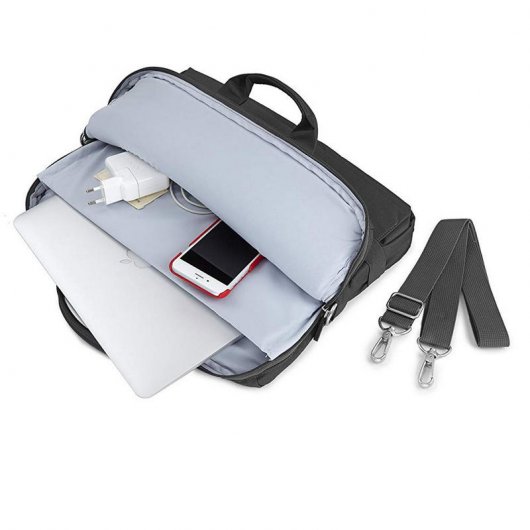 Moleskine ID Device Bag Horizontal Maletín hasta 15.4" Negro