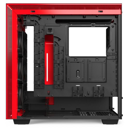 NZXT H710i Cristal Templado USB 3.1 RGB Negro/Rojo Mate