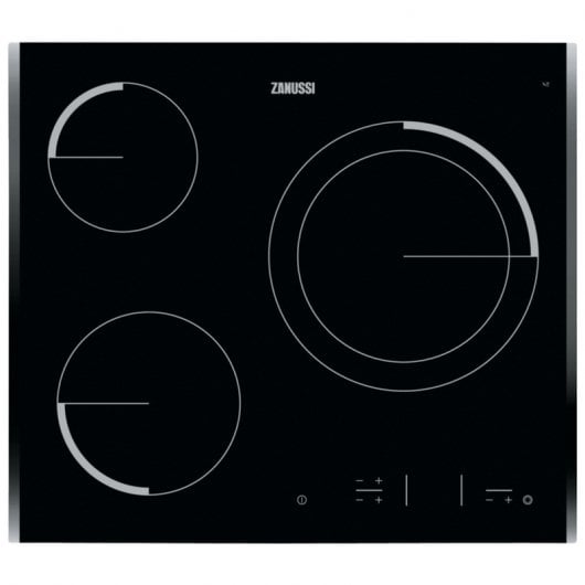 Zanussi ZEV6331BBA Placa Vitrocerámica 3 Zonas 60cm Negro