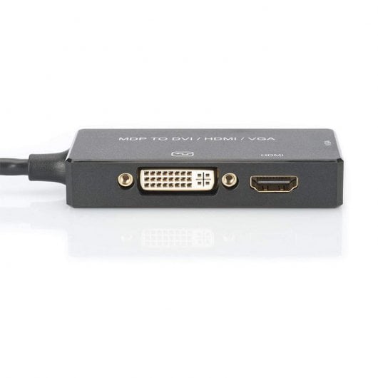 Digitus Adaptador Mini Displayport a HDMI/DVI-D/VGA Negro