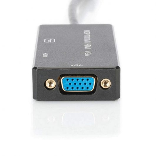Digitus Adaptador Mini Displayport a HDMI/DVI-D/VGA Negro