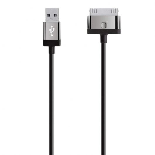 Belkin MIXIT ChargeSync, 2m Handykabel Schwarz USB A Apple 30-pin