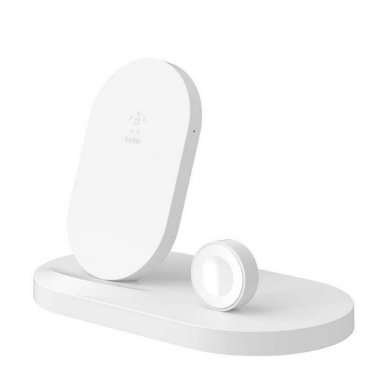 Belkin Boost Up Base de Carga para iPhone/Apple Watch Blanca