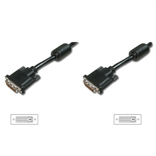 Digitus Cable Adaptador DVI Dual 3m Negro