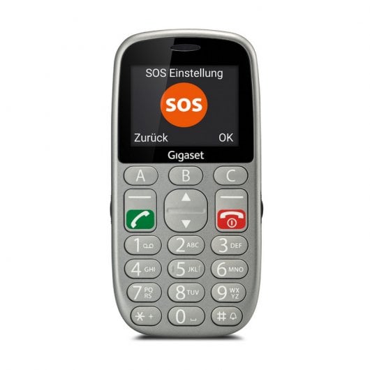 Gigaset GL390 Dual SIM Schwarz entsperrtes Telefon für Senioren