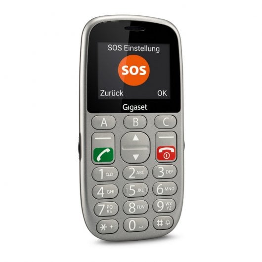 Gigaset GL390 Dual SIM Schwarz entsperrtes Telefon für Senioren