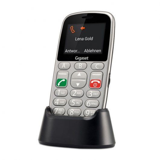 Gigaset GL390 Dual SIM Schwarz entsperrtes Telefon für Senioren