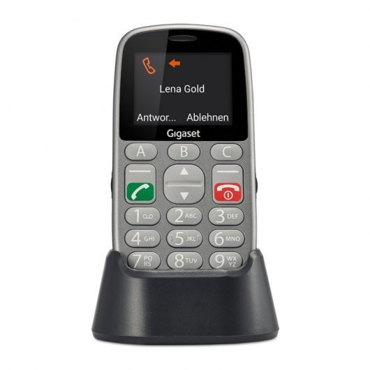 Gigaset GL390 Dual SIM Schwarz entsperrtes Telefon für Senioren