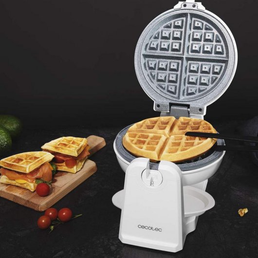 Cecotec Fun Gofrestone Sphere Máquina de Waffles 1000W