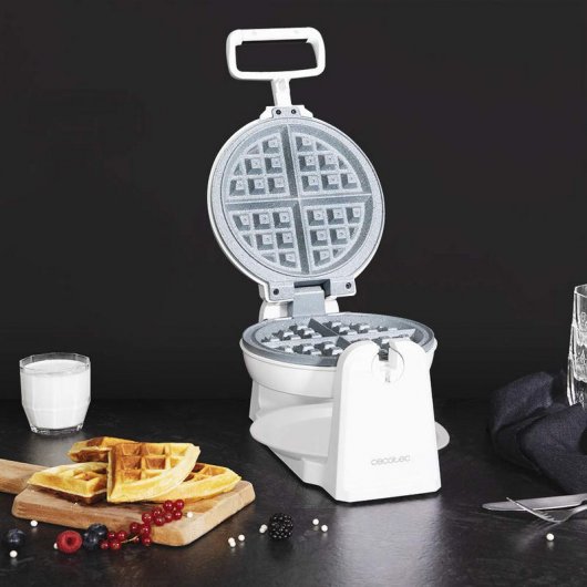 Cecotec Fun Gofrestone Sphere Máquina de Waffles 1000W