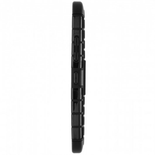 Avizar Funda Negra con Soporte para Nokia Lumia 640 XL