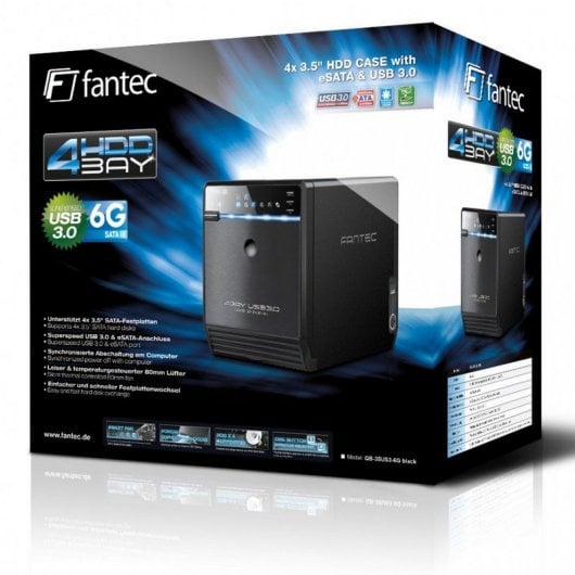 Fantec QB-35US3-6G Carcasa Externa 4xHDD 3.5" eSATA USB 3.0