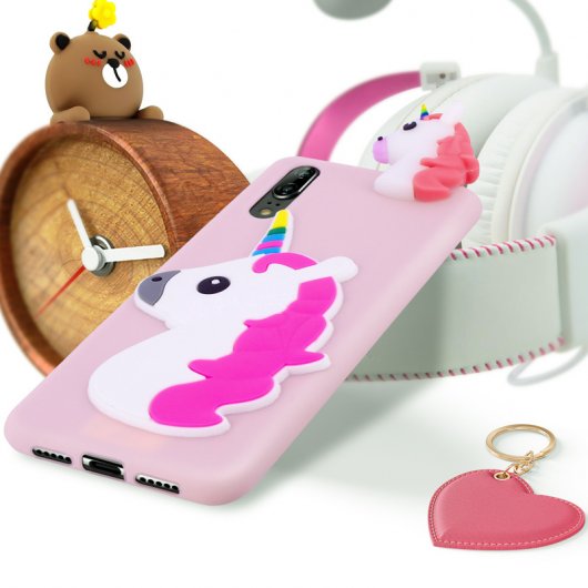 Avizar Funda de Silicona Unicornio para Huawei P20
