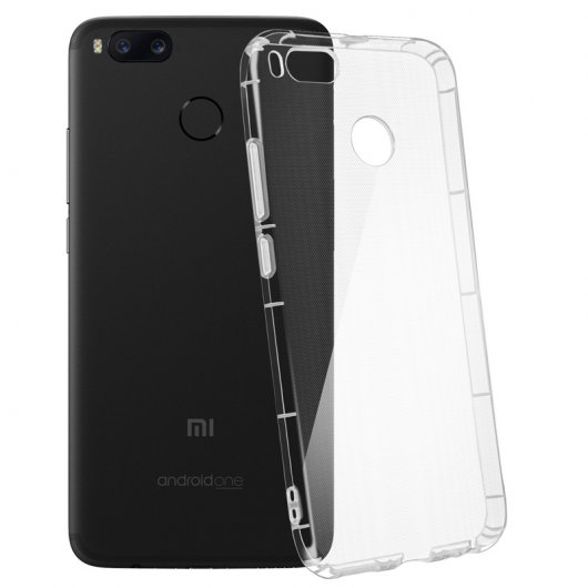 Avizar Funda Protectora de Silicona Transparente para Xiaomi Mi A1