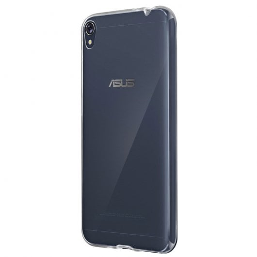 Avizar Capa Protetora de Silicone Transparente para Asus Zenfone Live ZB501KL