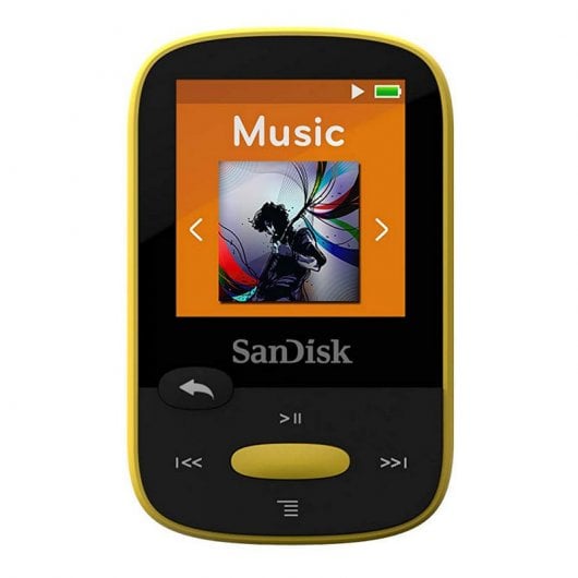 SanDisk Clip Clip Sport MP3 8GB Negro/Amarillo