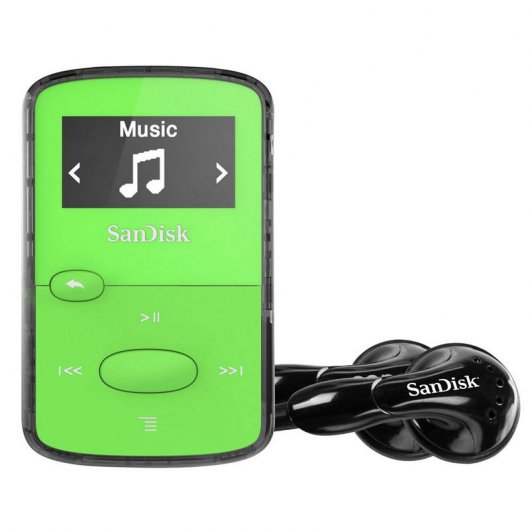 SanDisk Clip Jam MP3 8 Go Vert