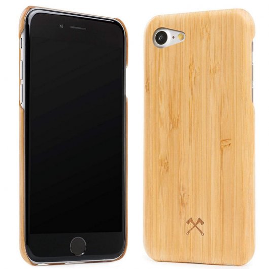 Woodcessories EcoCase Slim Funda de Madera Bambú para iPhone 7/8