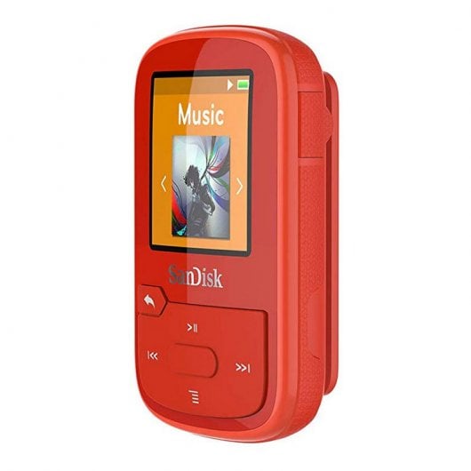 SanDisk Clip Sport Plus MP3 16GB Rojo