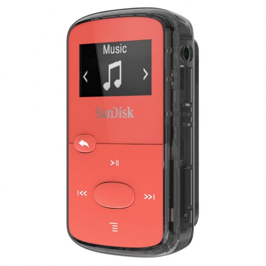 SanDisk Clip Jam MP3 8GB Rojo