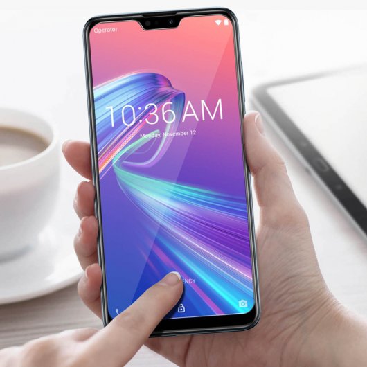 Avizar Protector de Pantalla Antihuellas para Asus Zenfone Max Pro M2 ZB631KL