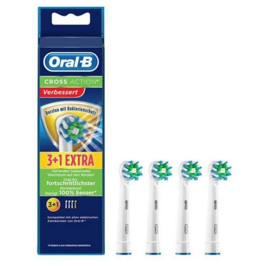 Oral-B CrossAction Cabezal de Recambio Pack 4 Unidades