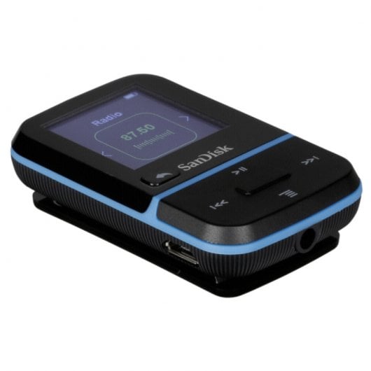 SanDisk Clip Sport Go MP3 16GB Negro/Azul