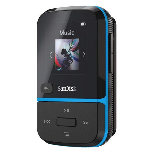 SanDisk Clip Sport Go MP3 32GB Preto/Azul