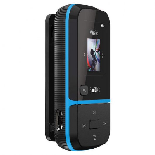 SanDisk Clip Sport Go MP3 32GB Preto/Azul