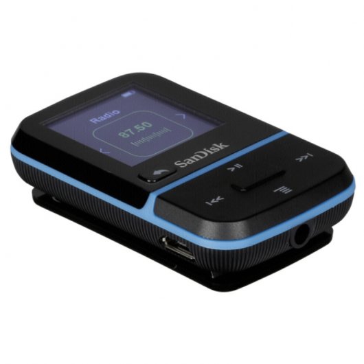 SanDisk Clip Sport Go MP3 32GB Preto/Azul