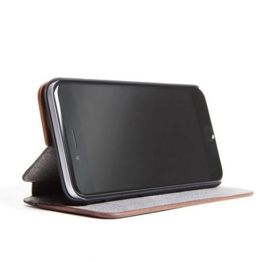Woodcessories EcoFlip Funda de Madera Nogal para iPhone 7 Plus/8 Plus