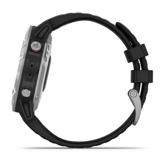 Garmin Fénix 6 47mm Plata/Negro con Correa Negra Reacondicionado
