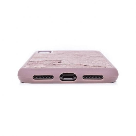 Woodcessories Bumper Case Stone Funda de Piedra Roja para iPhone 7 Plus/8 Plus