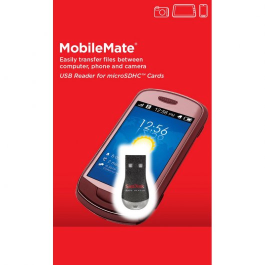 SanDisk MobileMate Lector de Tarjetas USB 2.0 Negro