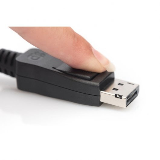Digitus Cable de conexión DisplayPort 1m con Enclavamiento 8K UltraHD