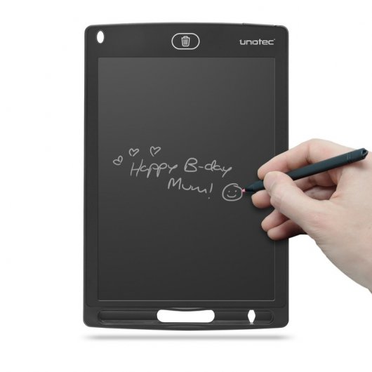 Unotec Pizarra Electrónica LCD de 8.5" Negra