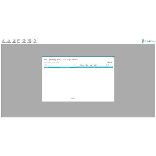 Syon FP-28 Terminal Biométrico para Control de Presencia/Accesos + ClickTime