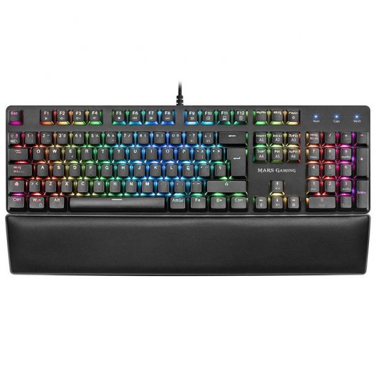 Tacens Mars Gaming MK5 Teclado Mecánico Gaming RGB Switch Rojo (USA)