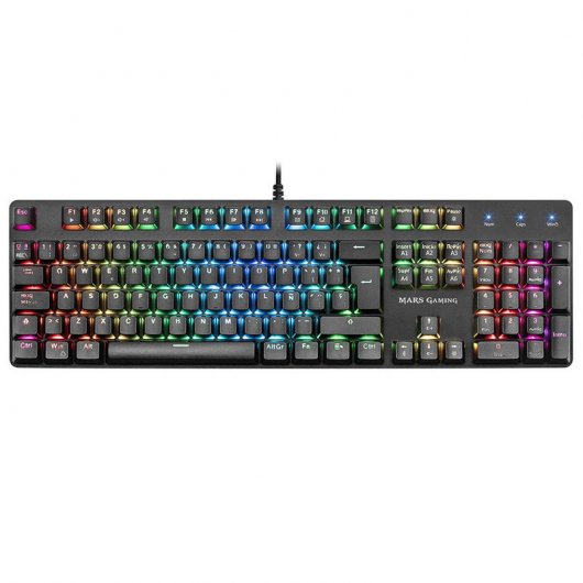 Tacens Mars Gaming MK5 Teclado Mecánico Gaming RGB Switch Rojo (USA)