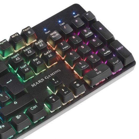 Tacens Mars Gaming MK5 Teclado Mecánico Gaming RGB Switch Rojo (USA)