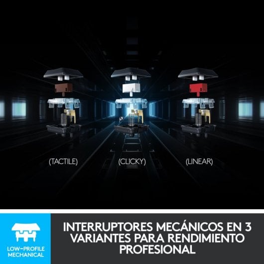 Logitech G815 Teclado Mecánico Gaming RGB GL Táctil