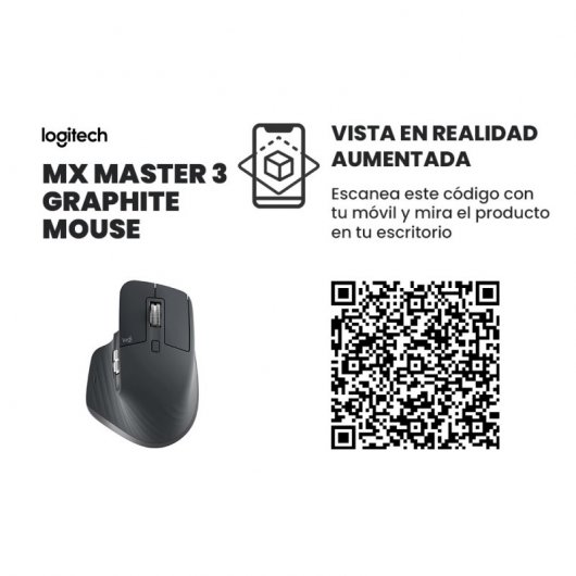 Logitech MX Master 3 Ratón Inalámbrico Avanzado 4000DPI Grafito