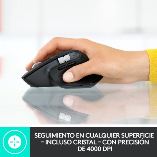 Logitech MX Master 3 Ratón Inalámbrico Avanzado 4000DPI Grafito